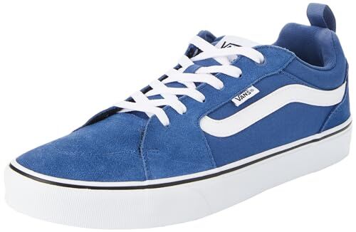 Vans Filmore, Sneaker Uomo, Tela Scamosciata Blu Bianco, 38.5 EU
