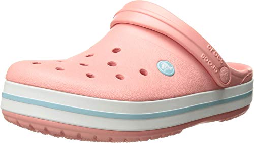 Crocs Crocband, Zoccoli, Unisex Adulto, Rosa (Melon/Ice Blue), 42/43 EU