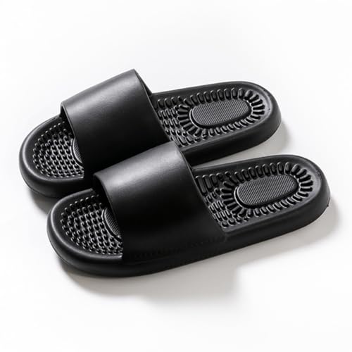 YFSJJ EVA Coppia Massaggio Pantofole,Massaggio ai Piedi Sandali,Migliora la Circolazione Sanguigna,per alleviare la Neuropatia Sandali (Size:EU 39/40,Color:Black)