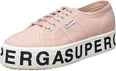 Superga 2790 COTW OUTSOLE LETTERING, Sneaker, Donna, Rosa (Pink Smoke XCW), 41 EU