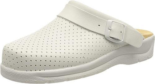 DIAN , Health Care Professional Shoe da Donna, Bianco, con Cinturino, 37 EU