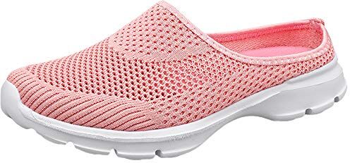 Sisttke Zoccoli e Sabot Donna Uomo Leggero Comode Traspiranti Pantofole da Casa Scarpe da Mare Estate Antiscivolo Casual Ciabatte all'aperto,Rosa-GG,36 EU