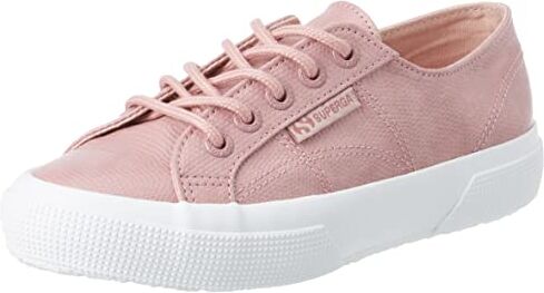 Superga 2750 Faux Lizard, Scarpe con Lacci Donna, Pink Smoke-White, 35 EU