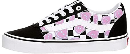 Vans Ward, Scarpe da Ginnastica Donna, Happy Checkerboard Multi/White, 37 EU