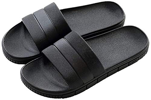 HARRMS Ciabatte da mare Uomo & Donna & Coppia, fascetta larga, Pantofola Sandalo tipo ciabatta perfetto per l'estate, Nero, EU 36/37 (240mm)