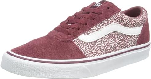 Vans Ward, Scarpe da Ginnastica Donna, Suede Spots Oxblood Red, 38.5 EU