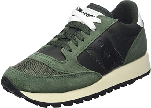 Saucony Jazz Original Vintage, Scarpe da Ginnastica Uomo, Dark Green/Black, 38.5 EU