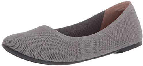 Amazon Essentials Ballerine in Maglia Donna, Grigio Chiaro, 42 EU