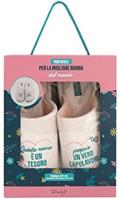 Mr. Wonderful , Pantofole T 39-41 Questa nonna è un tesoro, proprio un vero capolavoro, multicolore