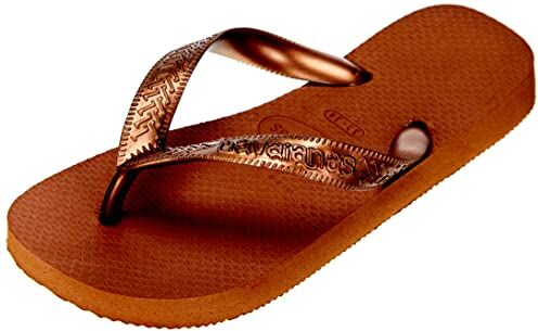 Havaianas Top Tiras, Infradito Donna, Rust/Metallic Copper, 33/34 EU