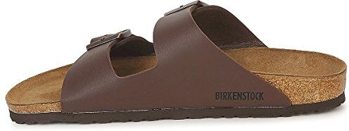 Birkenstock Arizona Sandali unisex adulto, Marrone (Dunkelbraun), 41 EU Stretto