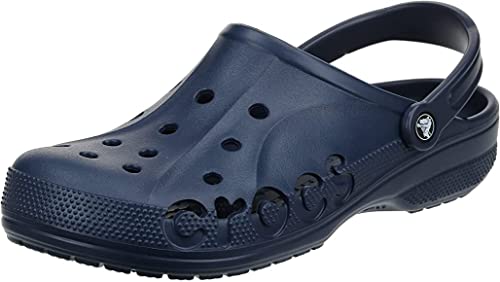 Crocs Baya Clog, Zoccoli Unisex-Adulto, Resistenti all'Acqua e ad Asciugatura Rapida, Azzurro Marino, Taglia 46-47