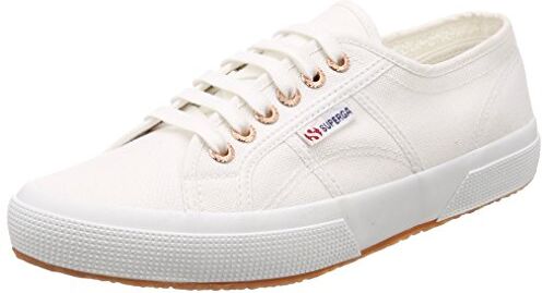 Superga 2750 Cotu Classic, Scarpe da ginnastica Unisex Adulto, Bianco White Rose Gold, 37 EU