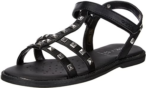 Geox J Sandal Karly Girl, Nero 99, 40 EU