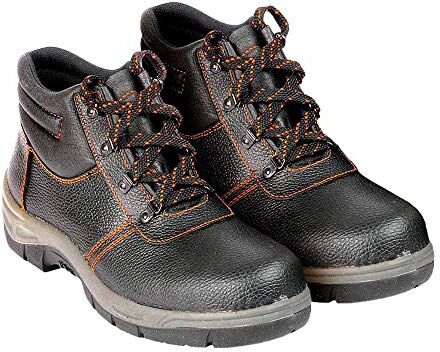 REIS BROPTI45 Scarpe da lavoro, misura 45, colore: Nero/Grigio/Arancione