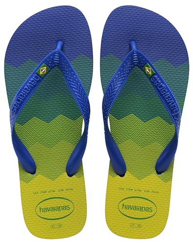 Havaianas Brasil Fresh, Infradito Unisex Adulto, Marine Blue/Marine Blue, 39/40 EU