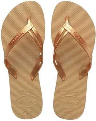 Havaianas Elegance, Infradito Donna, Golden, 33/34 EU