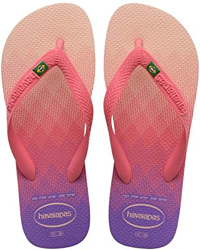 Havaianas Brasil Fresh, Infradito Unisex Adulto, Rosa (Ballet Rose), 45/46 EU