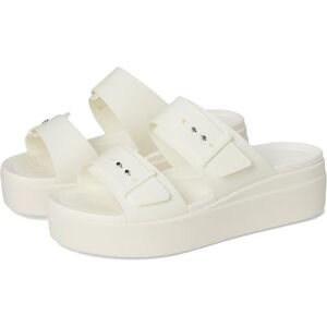 Crocs Brooklyn Buckle Low Wedge, Sandali Donna, Chalk, 41/42 EU Crocs Brooklyn Buckle Low Wedge, Sandali Donna, Chalk, 41/42 EU