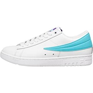 Fila Highflyer L Wmn, Scarpe da Ginnastica Donna, White Blue Radiance, 38 EU Fila Highflyer L Wmn, Scarpe da Ginnastica Donna, White Blue Radiance, 38 EU