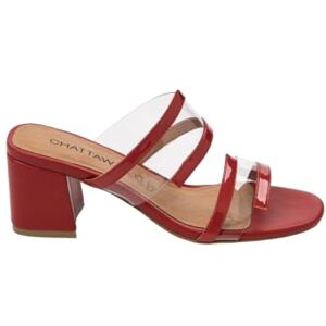 CHATTAWAK Donna Mule, Rosso, 37 EU, Rosso, 37 EU CHATTAWAK Donna Mule, Rosso, 37 EU, Rosso, 37 EU
