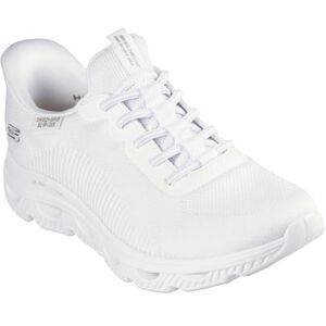 Skechers Glide Step Arc Waves Slip-ins, Scarpe da Ginnastica Donna, White Engineered Knit, 38.5 EU Skechers Glide Step Arc Waves Slip-ins, Scarpe da Ginnastica Donna, White Engineered Knit, 38.5 EU