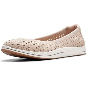 Clarks Women's Breeze Roam Ballet Flat, Light Sand, 9.5 Wide Clarks Women's Breeze Roam Ballet Flat, Light Sand, 9.5 Wide