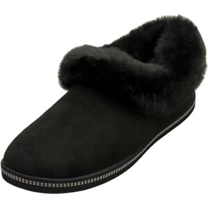 Skechers Cozy Campfire Winter Nights, Pantofole Donna, Black Microfiber/Faux Fur, 38.5 EU Skechers Cozy Campfire Winter Nights, Pantofole Donna, Black Microfiber/Faux Fur, 38.5 EU