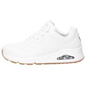 Skechers Uno Stand On Air, Scarpe da ginnastica Donna, White Durabuck, 38 EU Skechers Uno Stand On Air, Scarpe da ginnastica Donna, White Durabuck, 38 EU