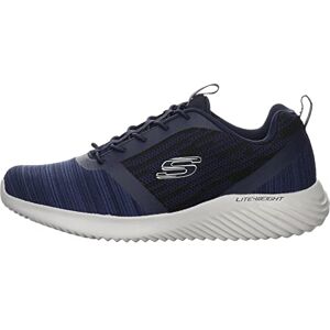 Skechers Bounder 52504, Scarpe Uomo, Navy Mesh Pu Trim, 47.5 EU Skechers Bounder 52504, Scarpe Uomo, Navy Mesh Pu Trim, 47.5 EU