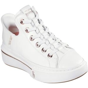 Skechers Snoop Dogg:Snoop One-og Hands Free Slip-ins, Scarpe da Ginnastica Donna, White Leather/Mesh/Rose Gold Trim, 37.5 EU Skechers Snoop Dogg:Snoop One-og Hands Free Slip-ins, Scarpe da Ginnastica Donna, White Leather/Mesh/Rose Gold Trim, 37.5 EU