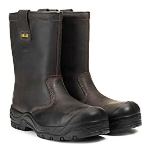 Aigle Stivali da costruzione Iolar S3 Uomo, 8236 Grigio Mel, 43 EU Aigle Stivali da costruzione Iolar S3 Uomo, 8236 Grigio Mel, 43 EU