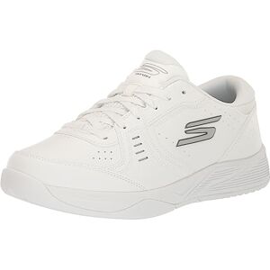 Skechers Viper Court Smash, Sneaker Uomo, Bianco (White Synthetic), 41 EU Skechers Viper Court Smash, Sneaker Uomo, Bianco (White Synthetic), 41 EU