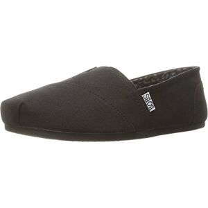 Skechers Bobs Plush Peace & Love, Espadrillas Donna, Nero, 38.5 EU Skechers Bobs Plush Peace & Love, Espadrillas Donna, Nero, 38.5 EU