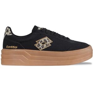 Lotto STACKY AN Donna Sneaker, Black/Leo, 39 EU, Black Leo, 39 EU Lotto STACKY AN Donna Sneaker, Black/Leo, 39 EU, Black Leo, 39 EU