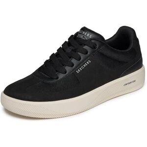 Skechers Arch Fit Court Break Comodo Sneaker da Uomo, in Microfibra Nera/Duraleather/Finiture Blu, Taglia 42 Skechers Arch Fit Court Break Comodo Sneaker da Uomo, in Microfibra Nera/Duraleather/Finiture Blu, Taglia 42