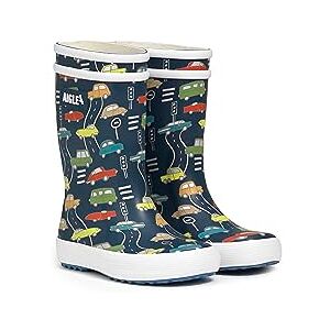 Aigle Lolly Pop Play2 Stivali da pioggia unisex per bambini, Auto, 8.5 UK Child Aigle Lolly Pop Play2 Stivali da pioggia unisex per bambini, Auto, 8.5 UK Child