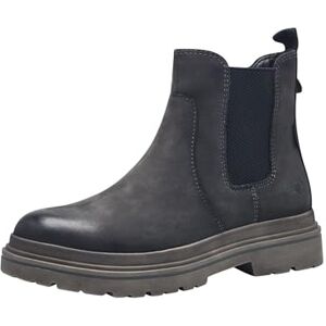 Tamaris Comfort Stivali invernali da donna senza tacco in pelle idrorepellenti, Grigio (Anthracite Nub), 41 EU Tamaris Comfort Stivali invernali da donna senza tacco in pelle idrorepellenti, Grigio (Anthracite Nub), 41 EU