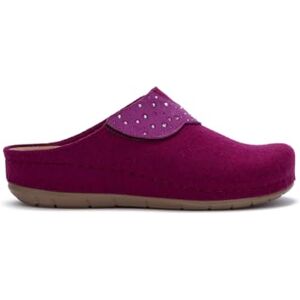 Scholl Bruges, pantofole da casa in lana e pelle scamosciata, Donna, Magenta, 35 EU Scholl Bruges, pantofole da casa in lana e pelle scamosciata, Donna, Magenta, 35 EU