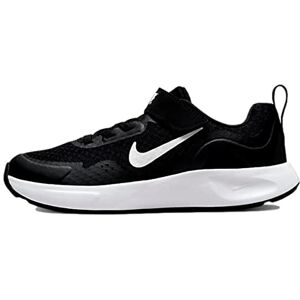 Nike WearAllDay, Scarpe da Ginnastica, Black/White, 31.5 EU Nike WearAllDay, Scarpe da Ginnastica, Black/White, 31.5 EU