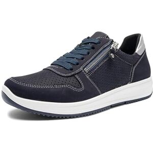 ARA Sneaker Osaka da Donna, Blu Argento, 35 EU Larga ARA Sneaker Osaka da Donna, Blu Argento, 35 EU Larga