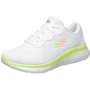 Skechers da Donna, Finiture in Rete Bianca Color Lime, 38.5 EU Skechers da Donna, Finiture in Rete Bianca Color Lime, 38.5 EU