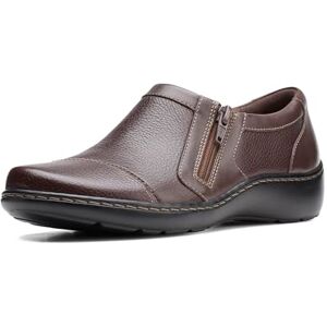 Clarks Cora Giny, Mocassino Donna, Marrone Scuro Tumbled Smooth Lea, 44 EU Stretta Clarks Cora Giny, Mocassino Donna, Marrone Scuro Tumbled Smooth Lea, 44 EU Stretta