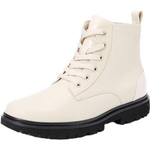 Calvin Klein Donna Stivali Mezza Gamba Eva Boot Laceup Scarpe, Beige (Eggshell), 41 Calvin Klein Donna Stivali Mezza Gamba Eva Boot Laceup Scarpe, Beige (Eggshell), 41