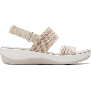 Clarks Sandali bassi da donna Arla Stroll, Beige Combi, 37.5 EU Clarks Sandali bassi da donna Arla Stroll, Beige Combi, 37.5 EU