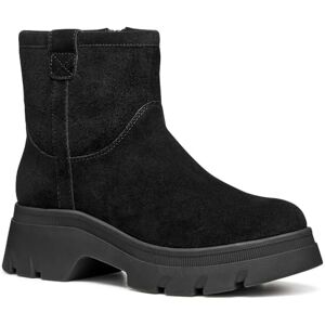 Geox D Pluette, Stivale alla Caviglia Donna, Nero, 36 EU Geox D Pluette, Stivale alla Caviglia Donna, Nero, 36 EU