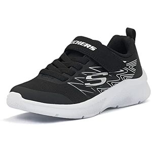 Skechers Microspec Texlor, Sneaker Bambini e ragazzi, Tessuto Nero Finiture In Argento Nero, 27 EU Skechers Microspec Texlor, Sneaker Bambini e ragazzi, Tessuto Nero Finiture In Argento Nero, 27 EU