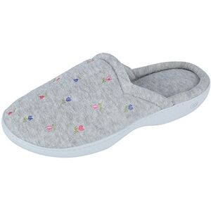 Isotoner Ciabatte da Donna Classic Terry Clog 35.5/36 EU, Heather Grey Flower, 38 EU Isotoner Ciabatte da Donna Classic Terry Clog 35.5/36 EU, Heather Grey Flower, 38 EU