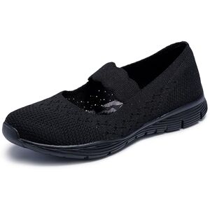 Skechers Seager Power Hitter, Mary Jane Donna, Nero Black Black Bbk, 41 EU Skechers Seager Power Hitter, Mary Jane Donna, Nero Black Black Bbk, 41 EU