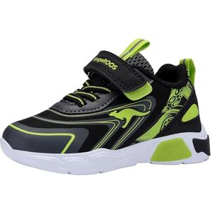 KangaROOS K-SLB Reef Ev, Scarpe da Ginnastica Unisex-Bambini, Jet Black Lime, 31 EU KangaROOS K-SLB Reef Ev, Scarpe da Ginnastica Unisex-Bambini, Jet Black Lime, 31 EU